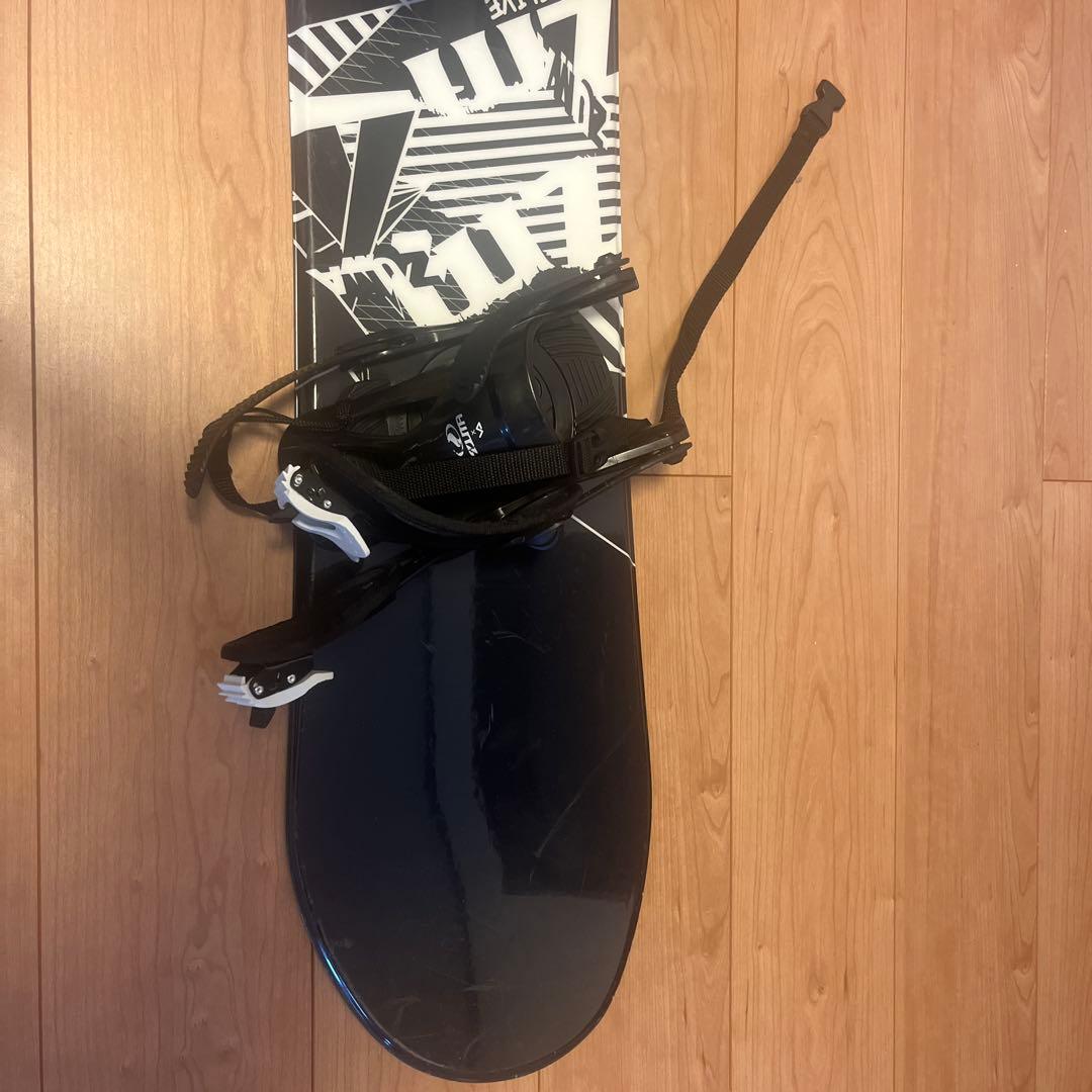VISIONPEAKSスノーボードビンディング ブラック/ホワイト　キッズ用