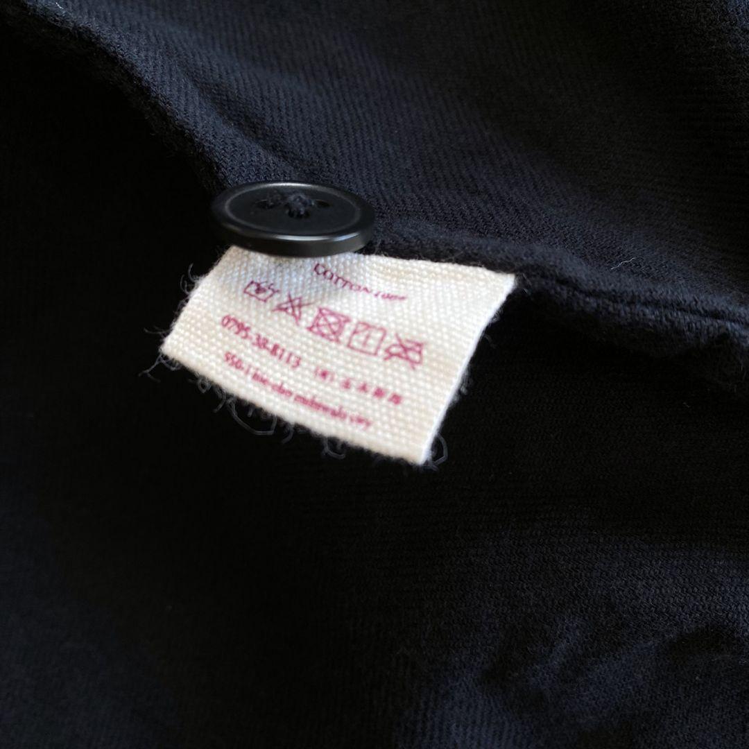 tamaki niime タマキニイメ 黒 フード付ジャケット アウター はおり