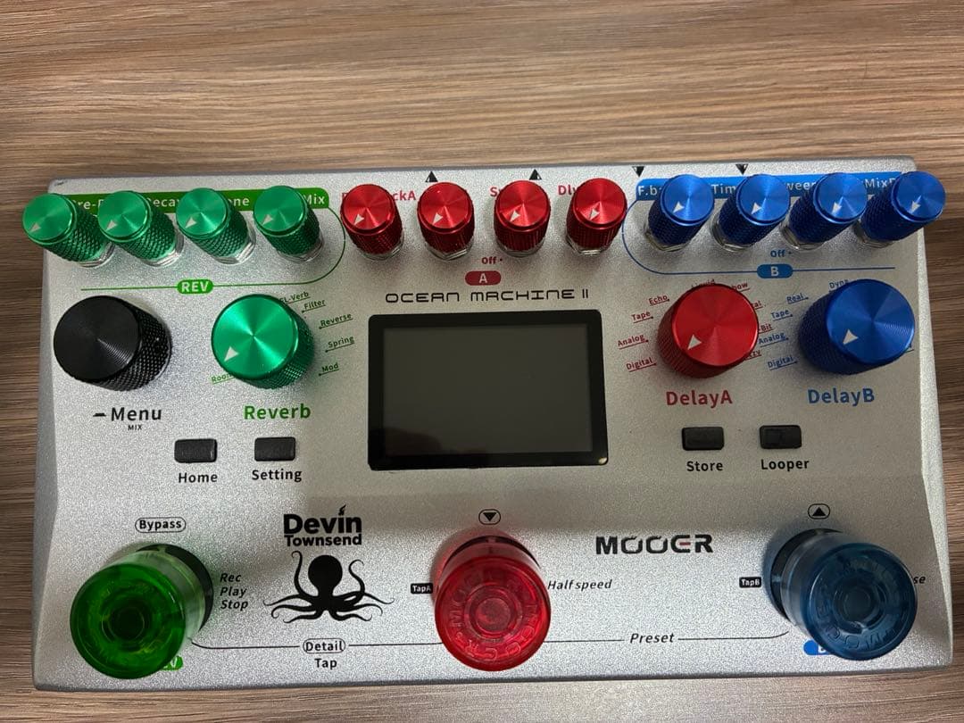 Mooer Ocean Machine II リバーブ