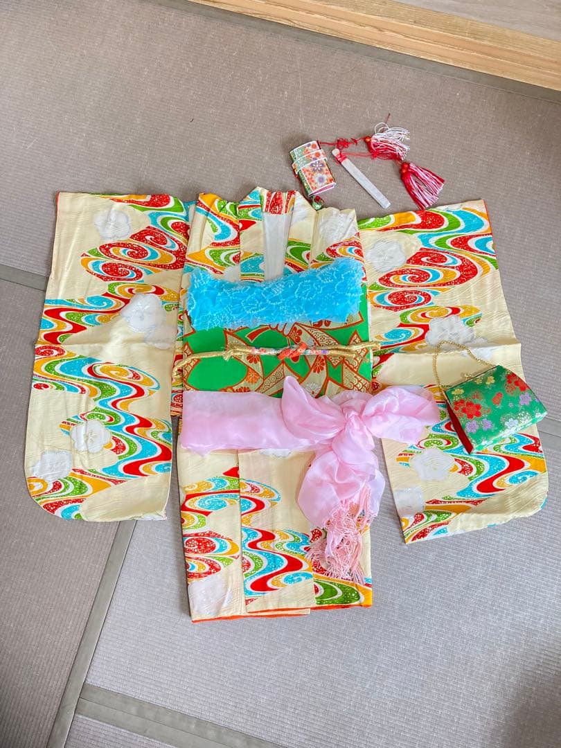 七五三　７歳　着物セット　アンティーク