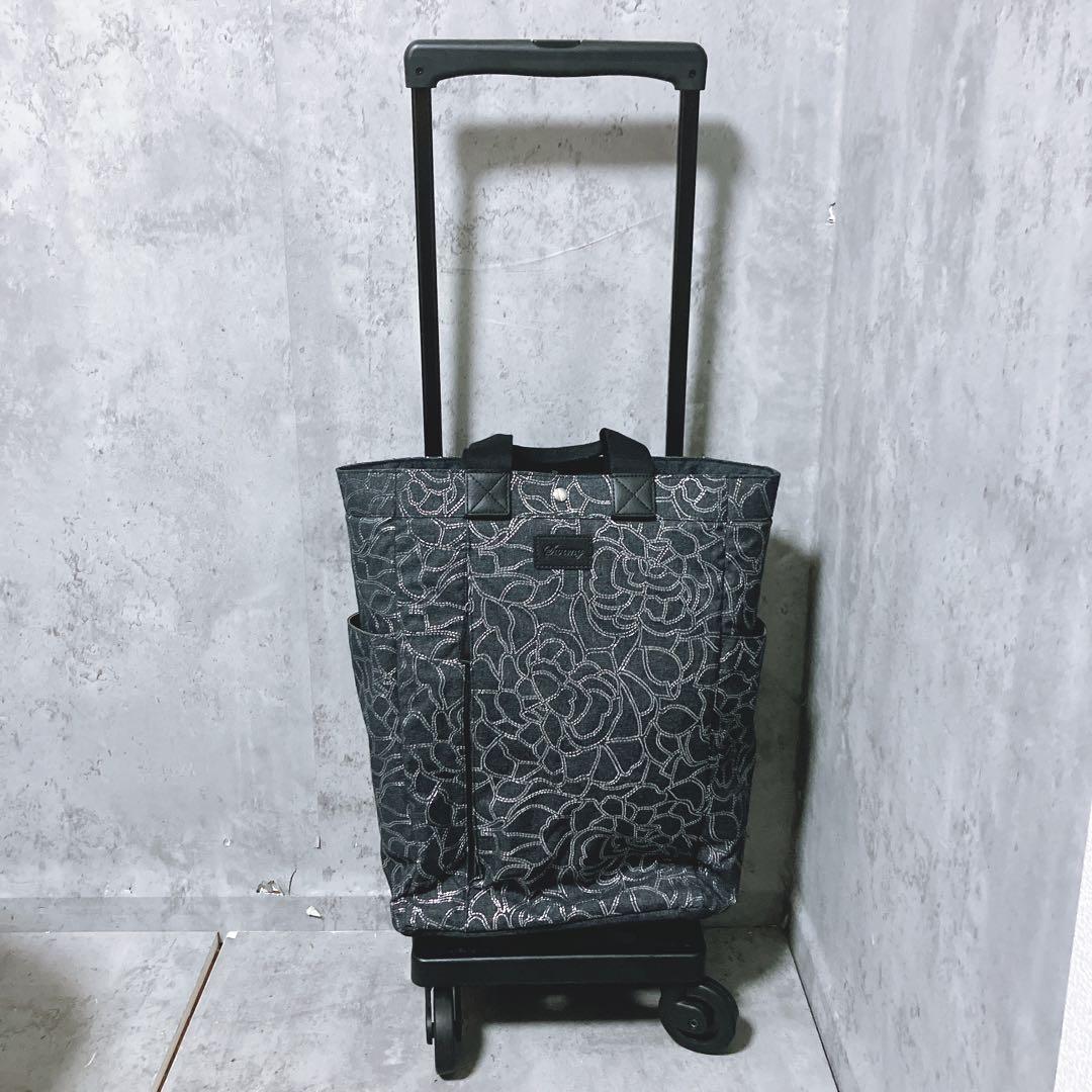 【美品】SWANY キャリーバッグ フローロ 花柄