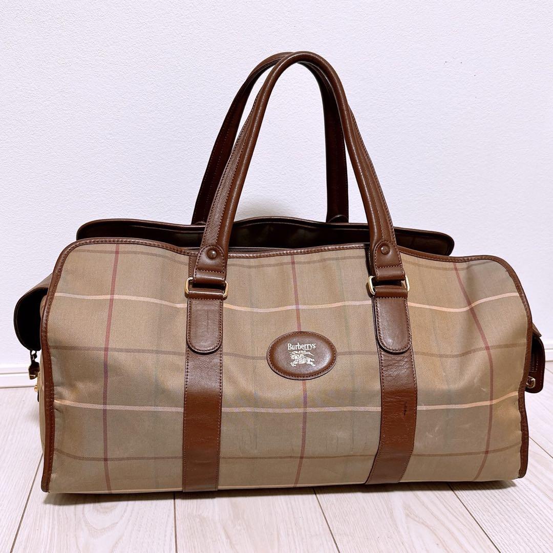 《美品》Burberrys(バーバリー)ボストンバッグ