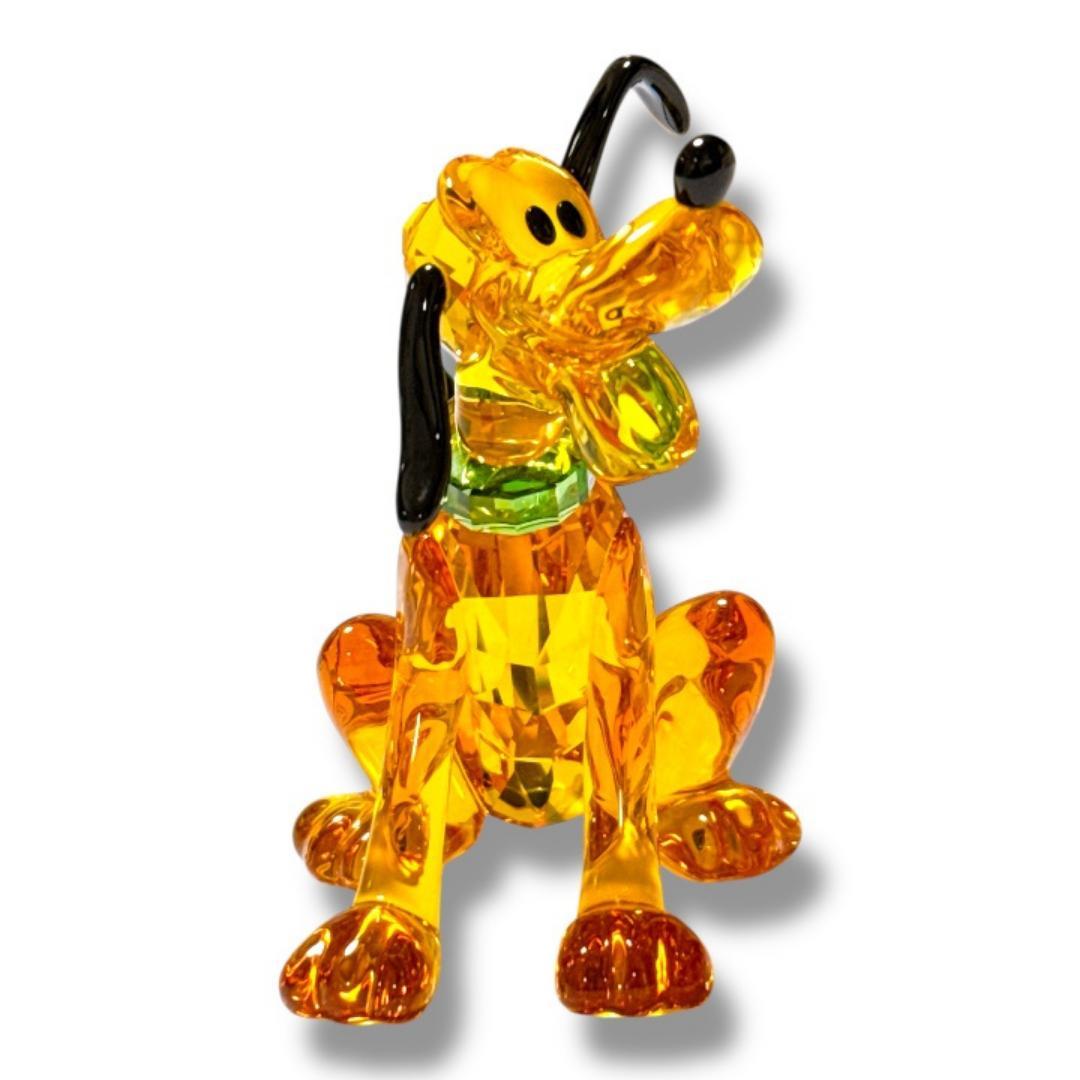 【超美品】スワロフスキー ディズニー プルート クリスタル オブジェ