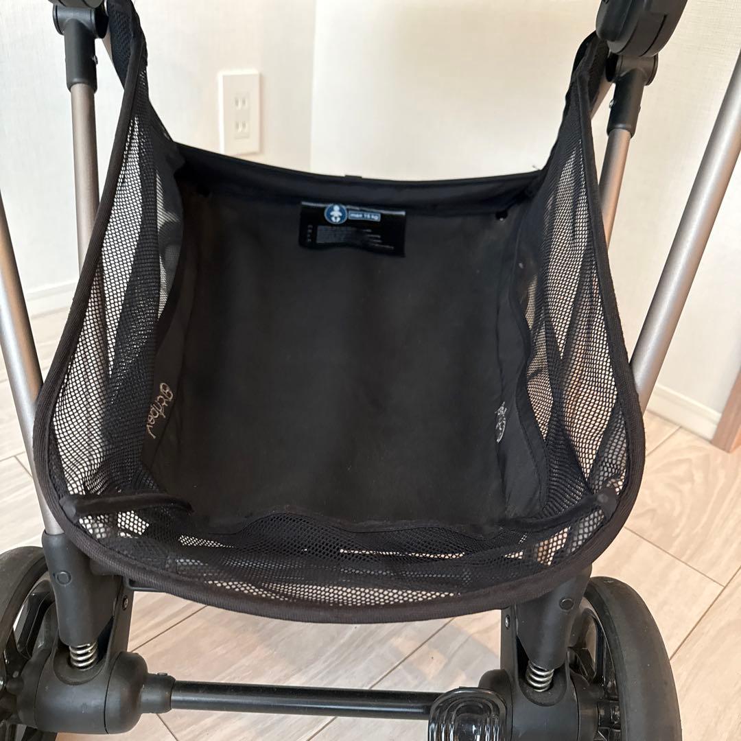 サイベックス　グレー 折りたたみ式 ベビーカー 日よけ付き　AB型