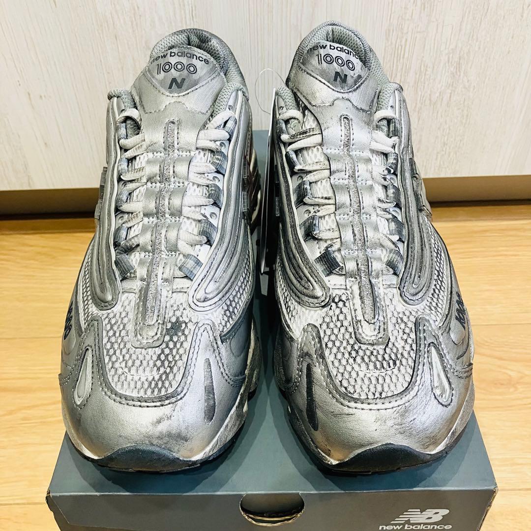 【新品未使用】New Balance M1000G シルバー スニーカー 26㎝