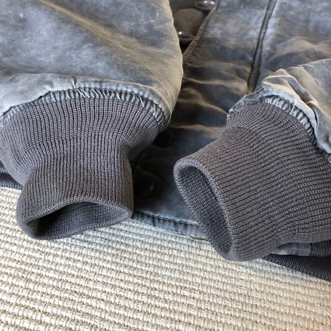 希少品 N-2B フライトジャケット 白化 ナイロン IDEAL 短丈 y2k