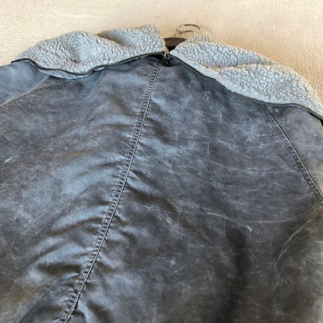 希少品 N-2B フライトジャケット 白化 ナイロン IDEAL 短丈 y2k