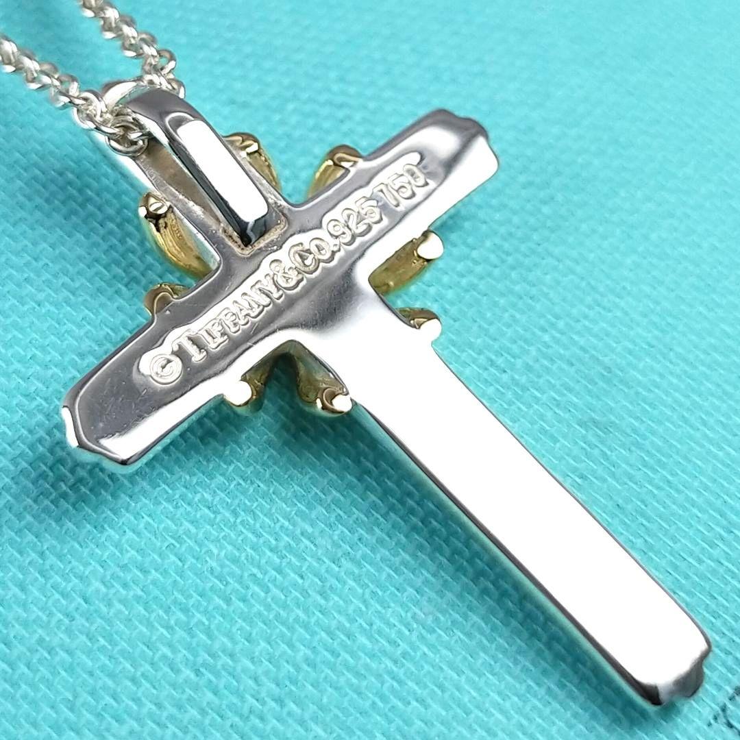 ★SALE★【ティファニー】シグネチャー　クロス　十字架　コンビ　ペンダント