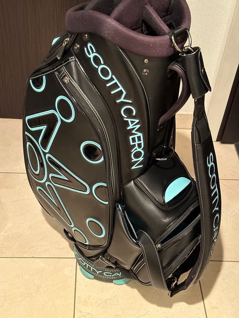 スコッティキャメロン　ティファニーブルー　スタッフバッグ※ フードカバーは未使用