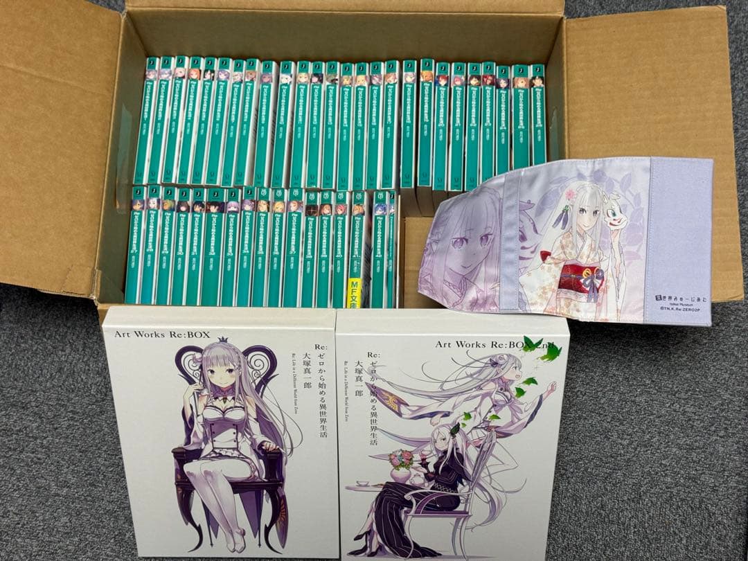 Re:ゼロから始める異世界生活42巻セット、アートワークス他