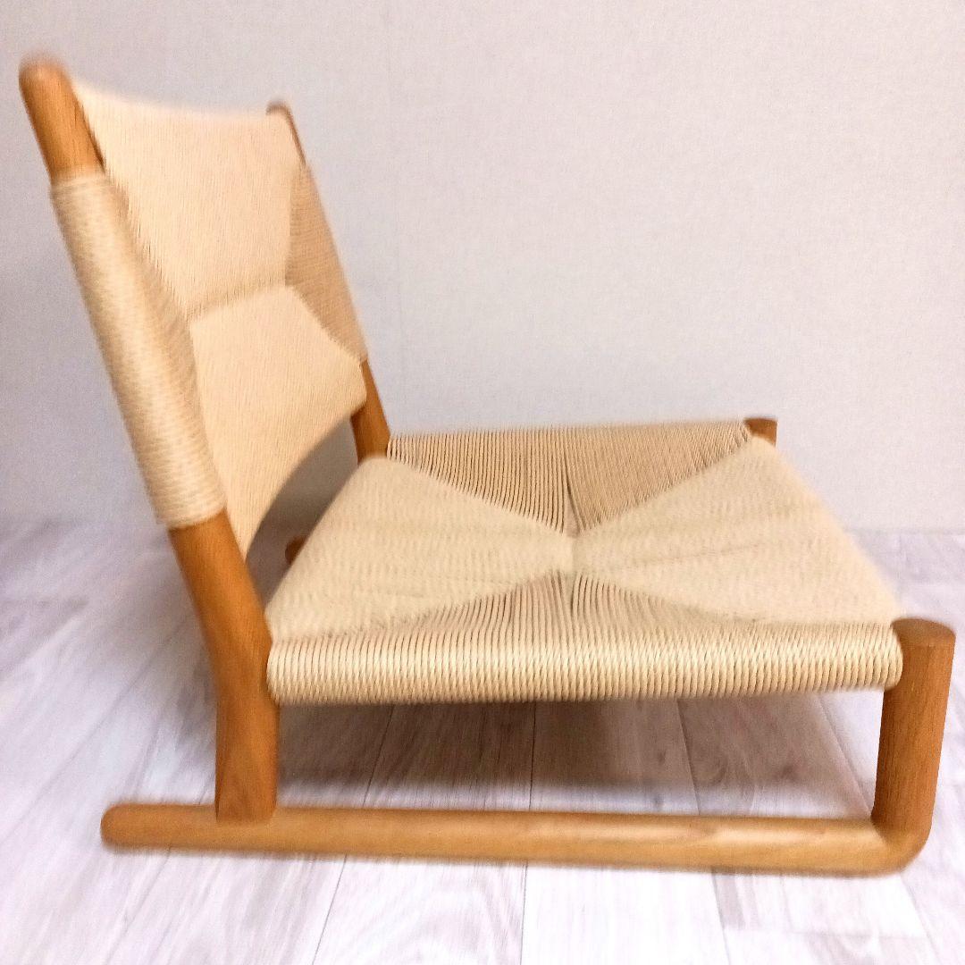 WISE WISE チノ ローチェア オーク材 ペーパーコード ナチュラル