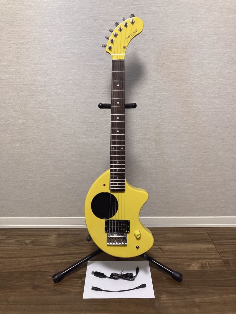 FERNANDES ZO-3 黄色 イエロー USBアダプター付き 弦新品