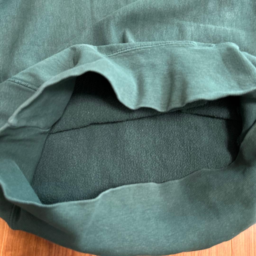 チャンピオン リバースウィーブ パーカー 緑 USA製 LARGE 希少カラー