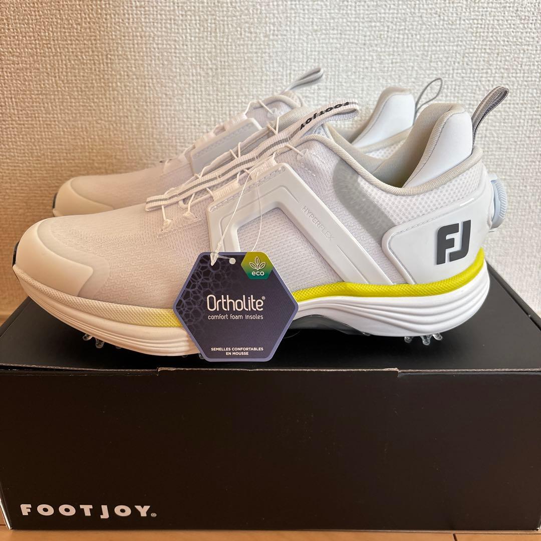 FOOTJOY Ortholite ゴルフシューズ ホワイト/イエロー