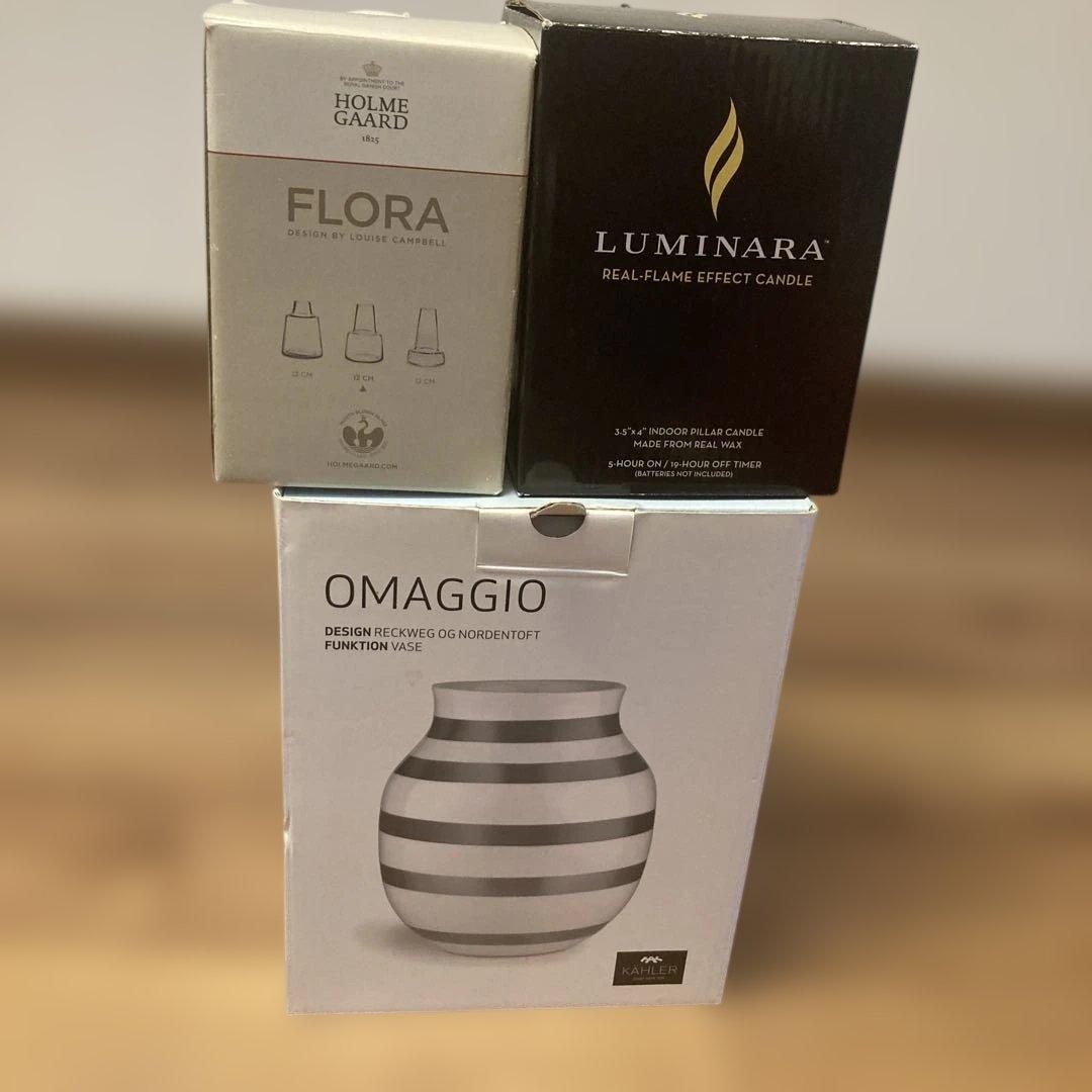 OMAGGIO 花瓶HOLME GAARD LUMINARAセット