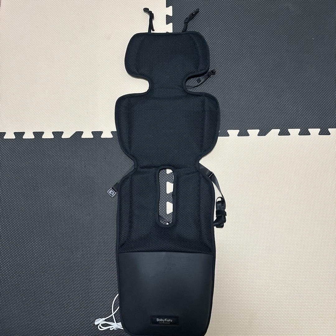 【2025】ベビクル BabyKuru ベビーカー用シート ブラック