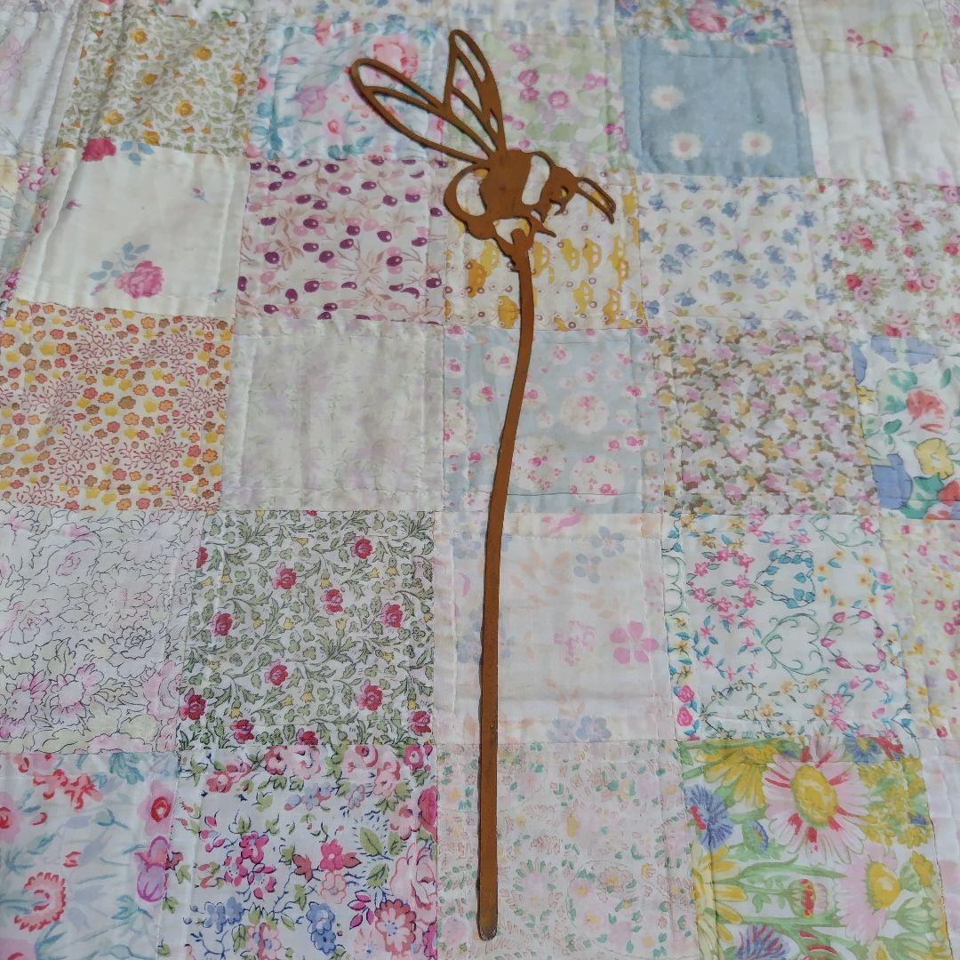 専用出品　サビ錆ジャンク　ガーデンピック　ミツバチ　ガーデニングオーナメント