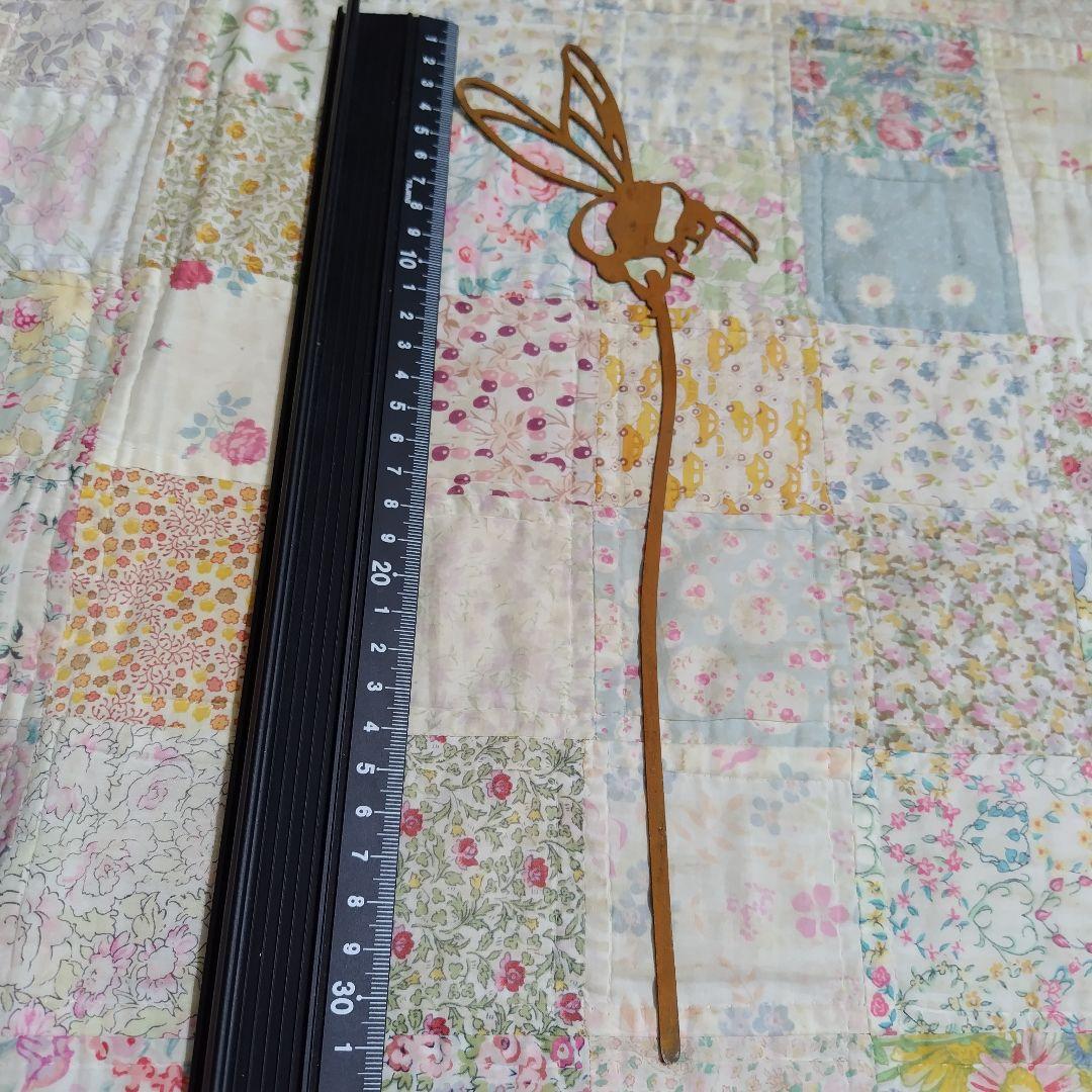 専用出品　サビ錆ジャンク　ガーデンピック　ミツバチ　ガーデニングオーナメント