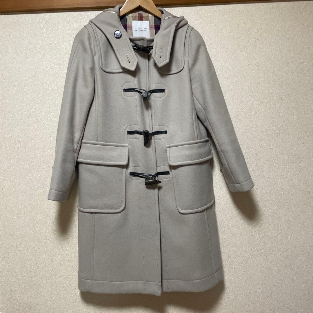 未使用級 希少色 マッキントッシュ 38 ダッフルコート ロング丈