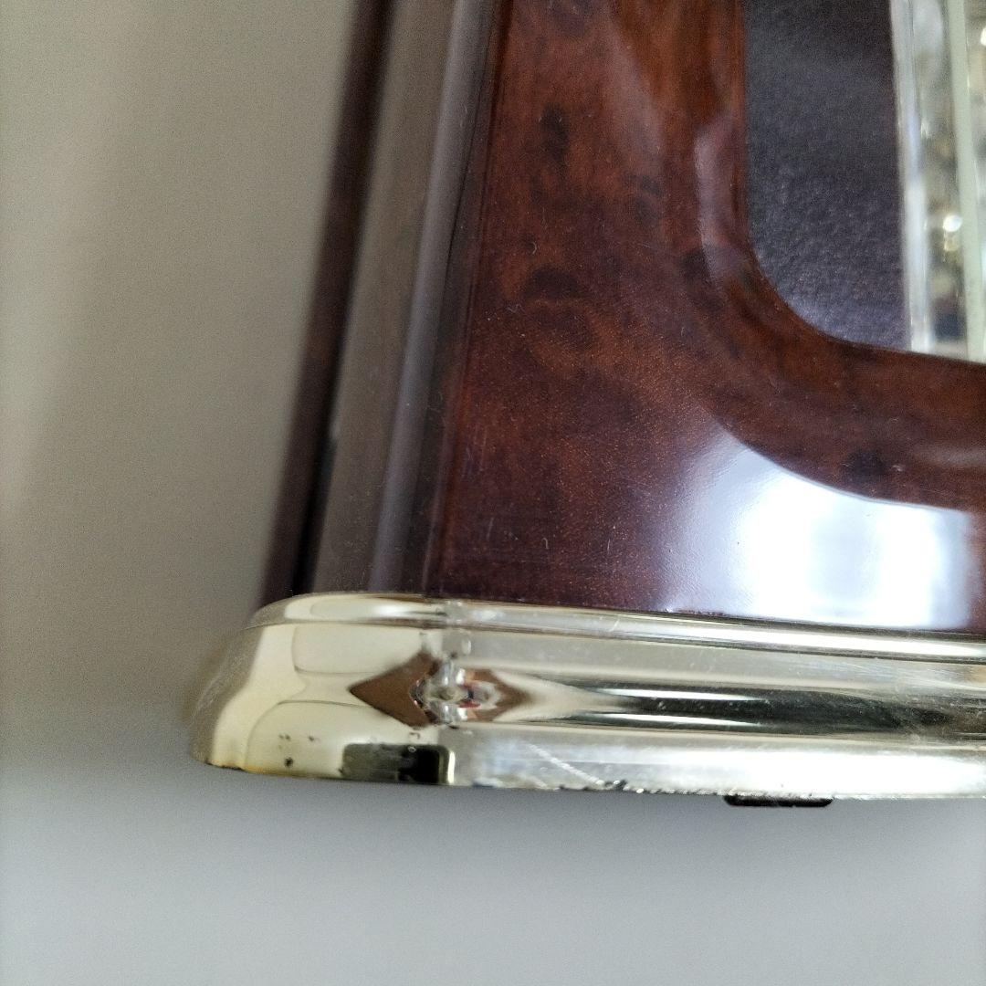 ブラウン シャンデリア置時計 カラクリ SEIKOQUARTZ