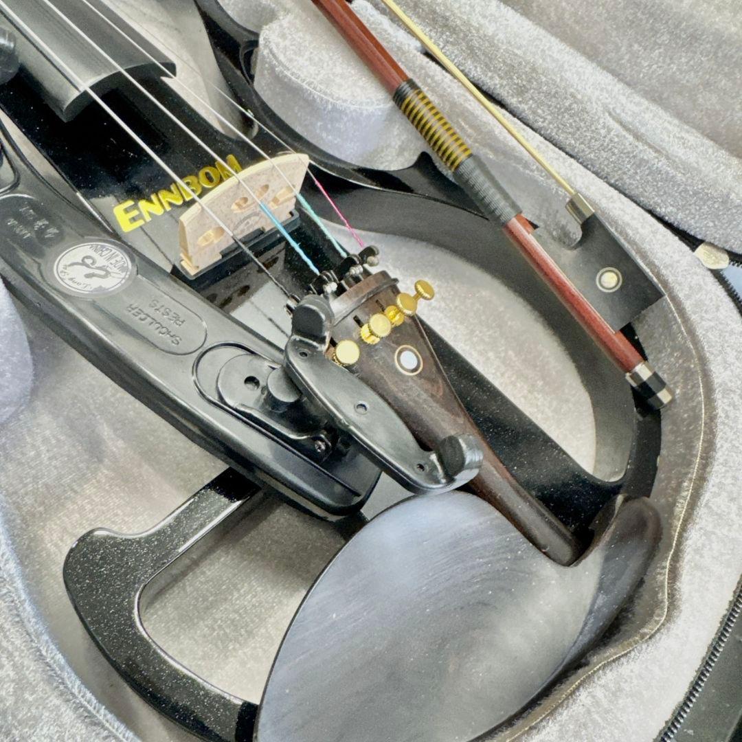 ENNBOM サイレント バイオリン ハードケース付き