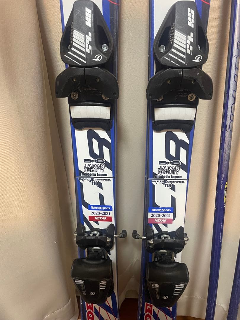 子供用　スキー板118㎝ ブーツ 22センチ ストック3点セット