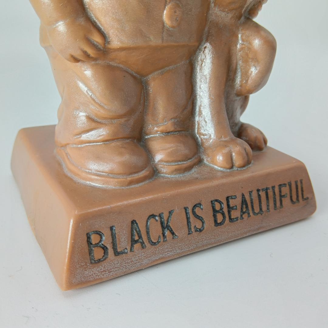 ②70's メッセージドール black is beautifulブラックパワー