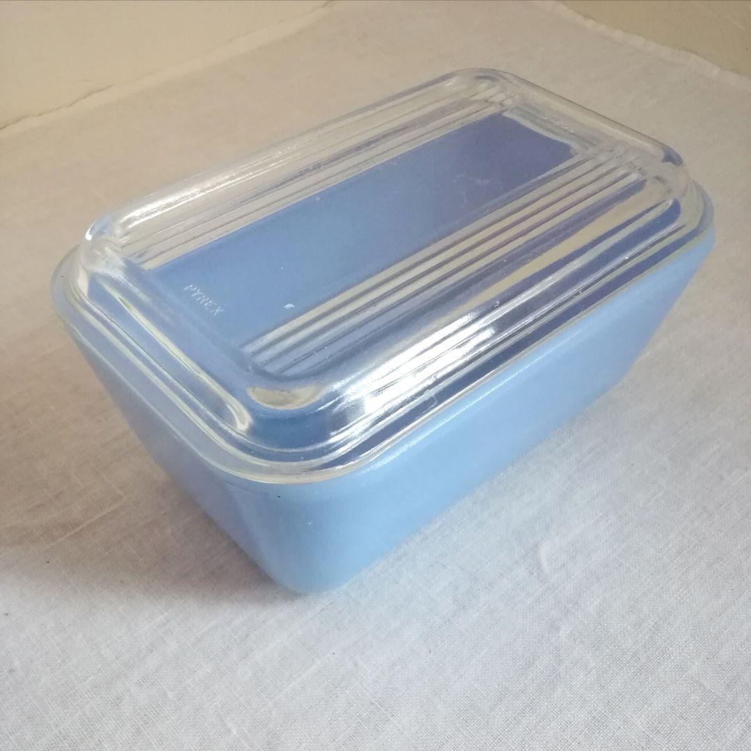 オールドパイレックス レフリジレーター デルファイトブルー M