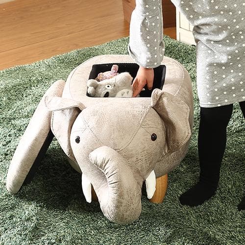 収納付スツール/椅子 ゾウ