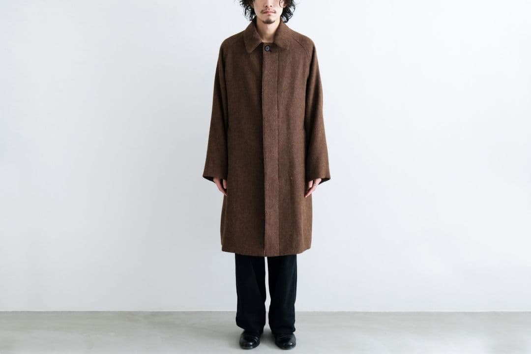 23AW MAATEE&SONS 二重織 BALMACAAN COAT