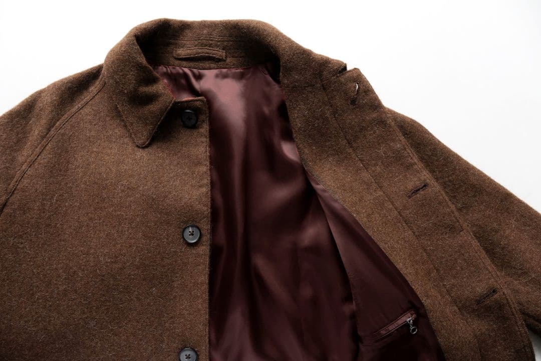 23AW MAATEE&SONS 二重織 BALMACAAN COAT