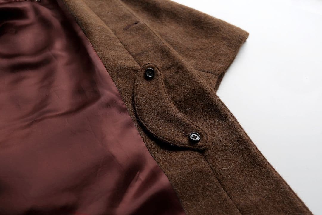 23AW MAATEE&SONS 二重織 BALMACAAN COAT