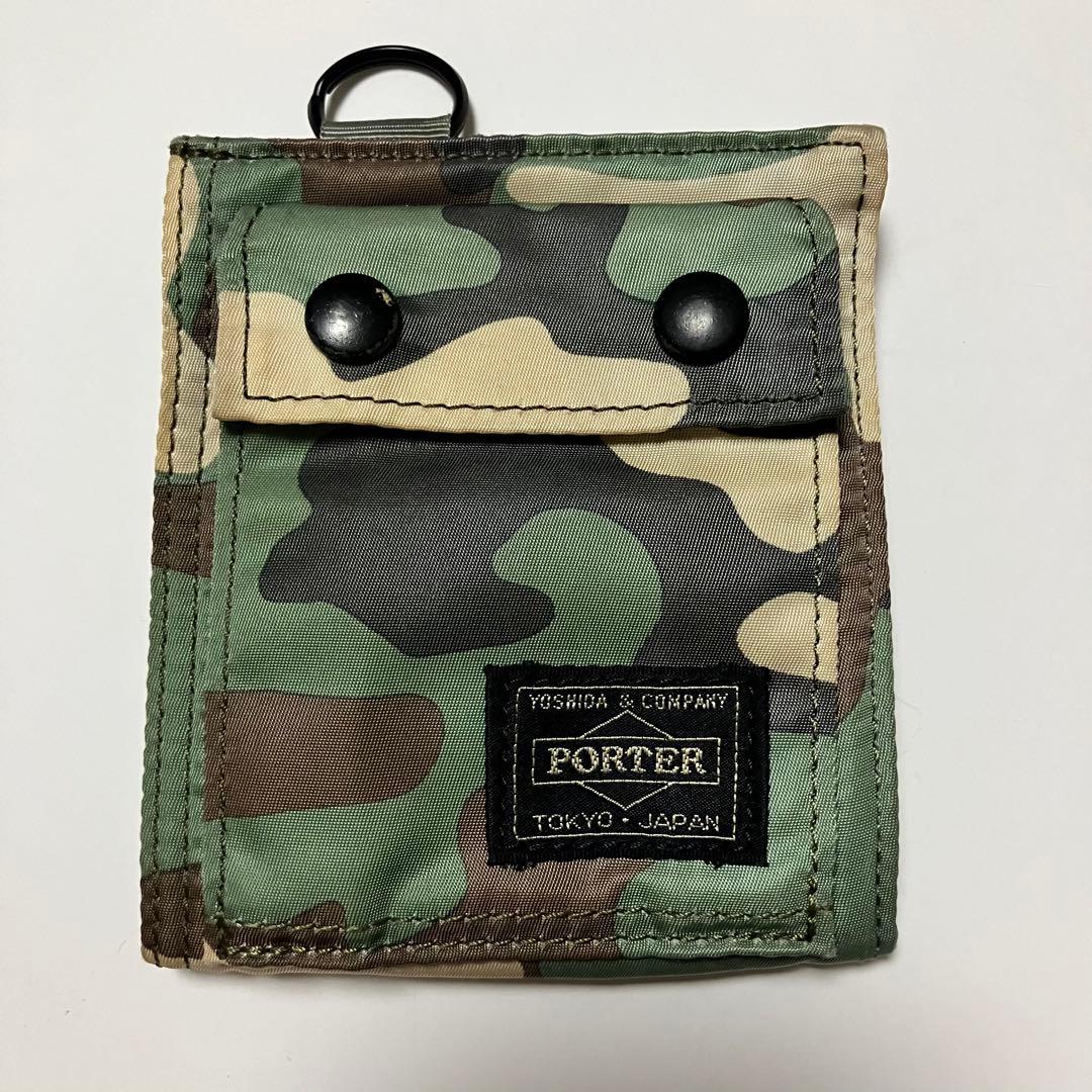 希少★PORTER★ポーター★HEADPORTER★折り財布★迷彩柄★レア色