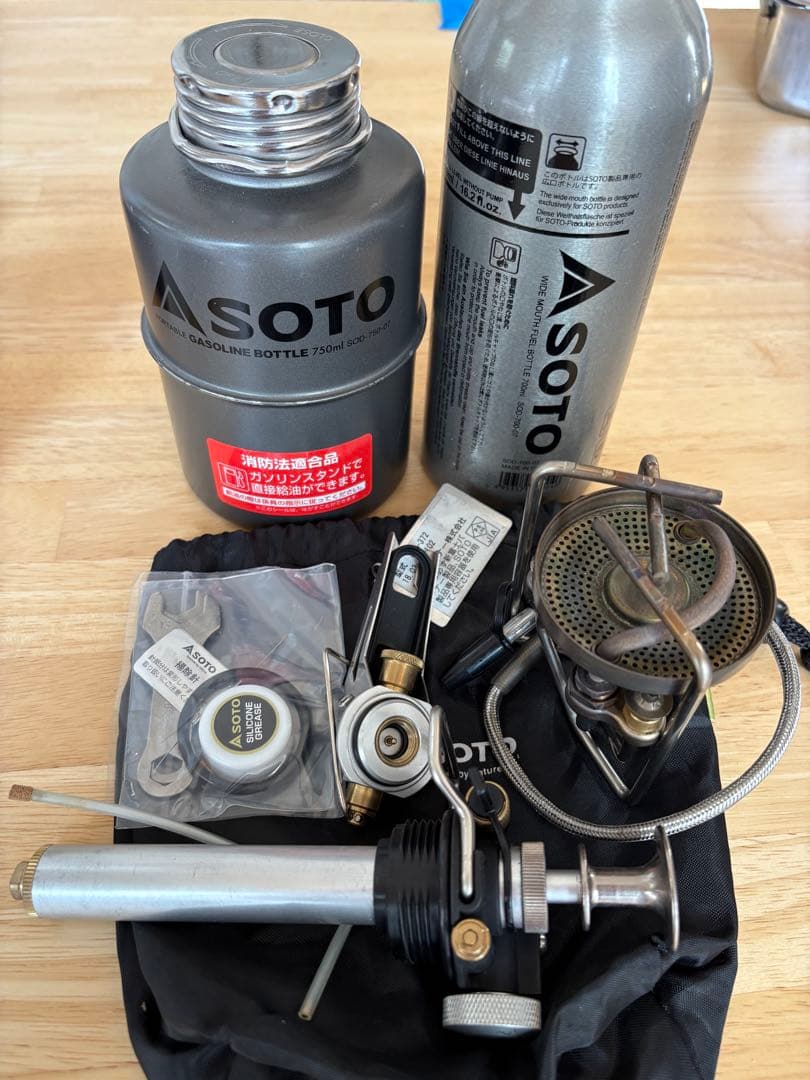 【送料込】SOTO ストームブレイカー&ガソリンボトル2種セット