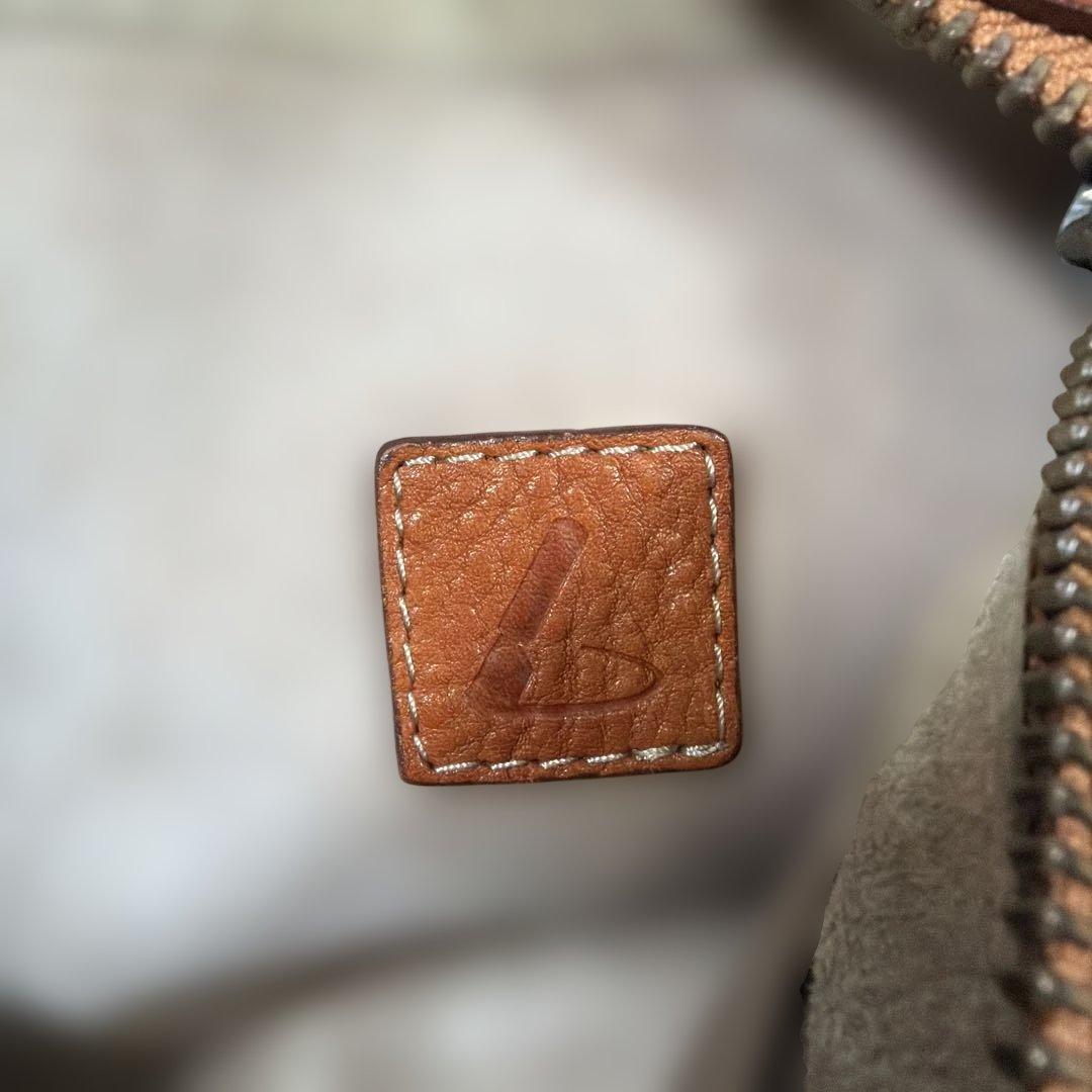 土屋鞄　ボディバッグ　ショルダーバッグ　トーンオイルヌメ　レザー　ブラウン