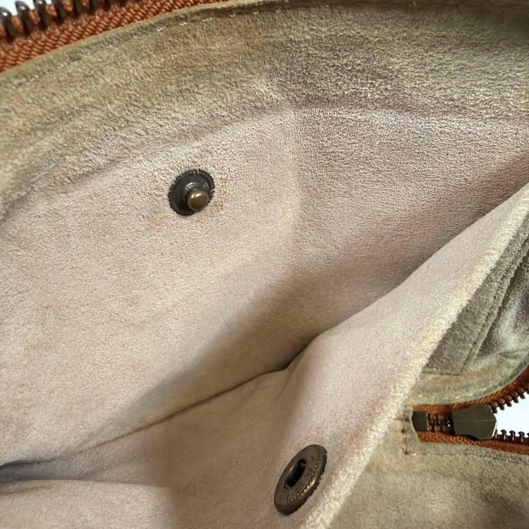 土屋鞄　ボディバッグ　ショルダーバッグ　トーンオイルヌメ　レザー　ブラウン