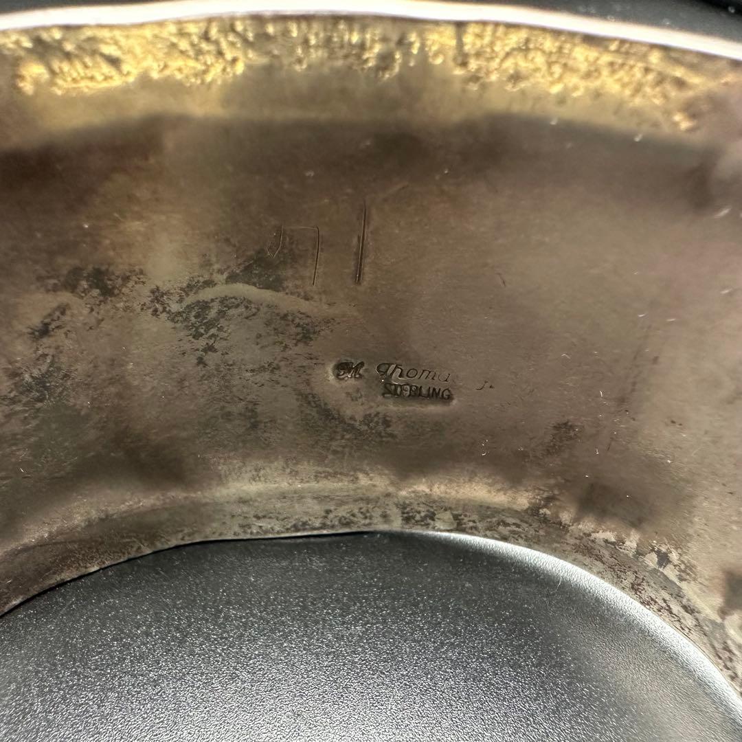 NAVAJO Mike Thomas Jr. ベアクロー×ターコイズ バングル