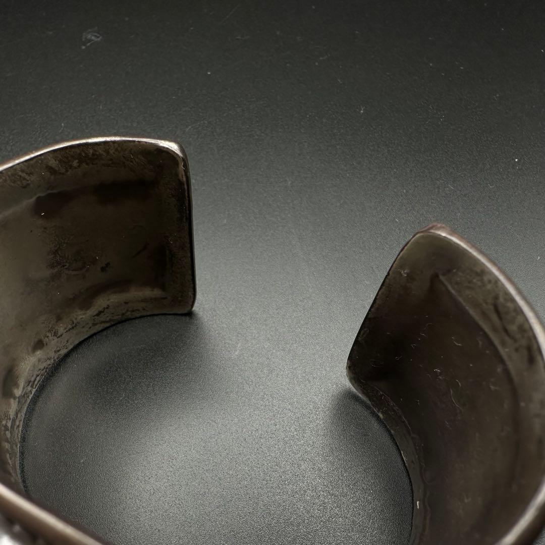 NAVAJO Mike Thomas Jr. ベアクロー×ターコイズ バングル