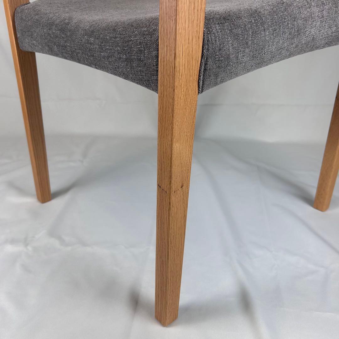 【極美品】ナガノインテリア ダイニングチェア DC343 オーク 日本製 天然木