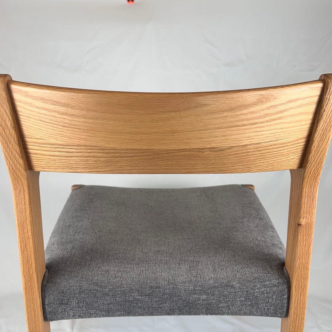 【極美品】ナガノインテリア ダイニングチェア DC343 オーク 日本製 天然木