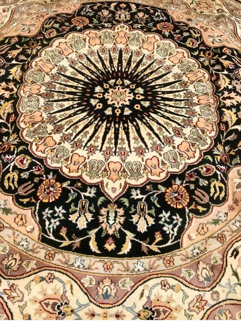 ペルシャウールラウンドラグ/サイズ:260cm…..123pd.