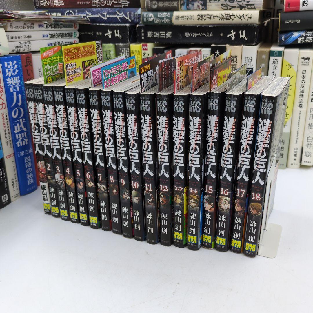 ​【希少/3巻〜初版】進撃の巨人 全巻セット（1〜34巻）帯・チラシ・おまけ多数