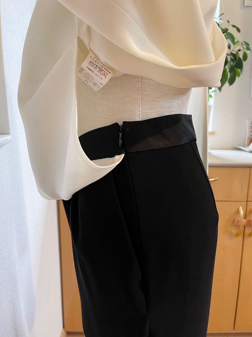 【美品】YOKO CHAN ジャンプスーツ オールインワン 38 バックスリット