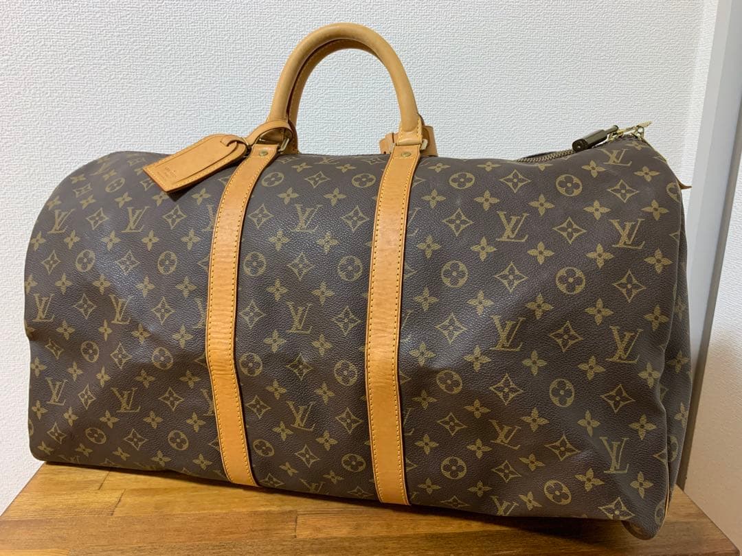 Louis Vuitton ルイヴィトン キーポル55 モノグラム ボストン