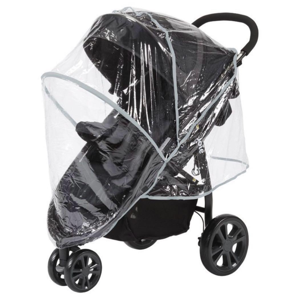 美品　Joie ベビーカー ライトトラックス（ミッドナイト）ブラック 折りたたみ