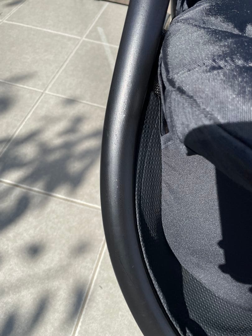 美品　Joie ベビーカー ライトトラックス（ミッドナイト）ブラック 折りたたみ