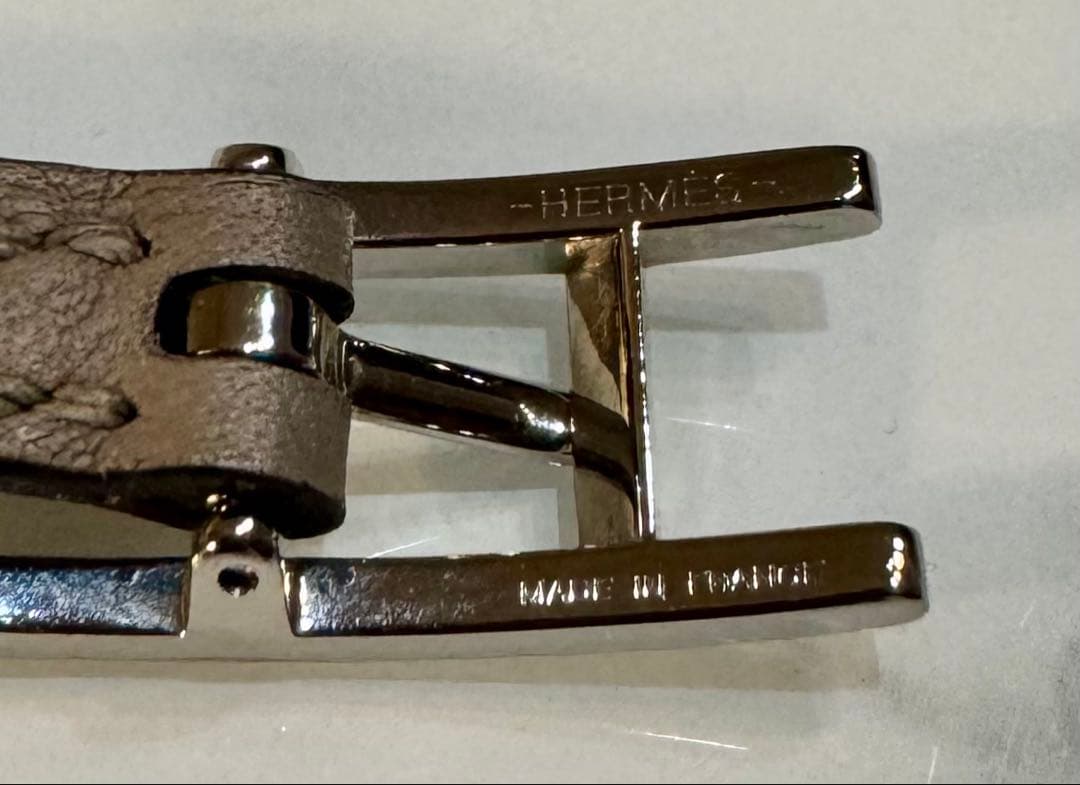HERMES エルメス　レザーブレスレット　ビーアピ・ドゥブルトゥール