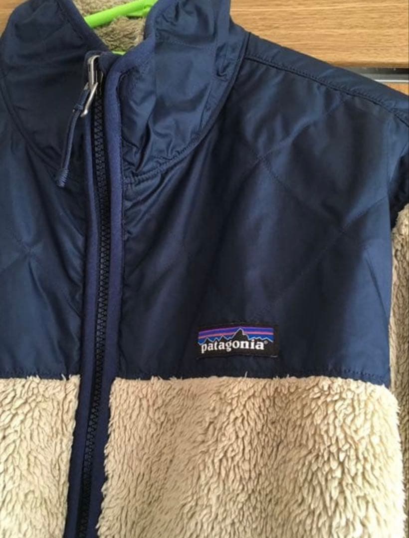 patagonia マウンテンパーカー　フリースジャケット ネイビー