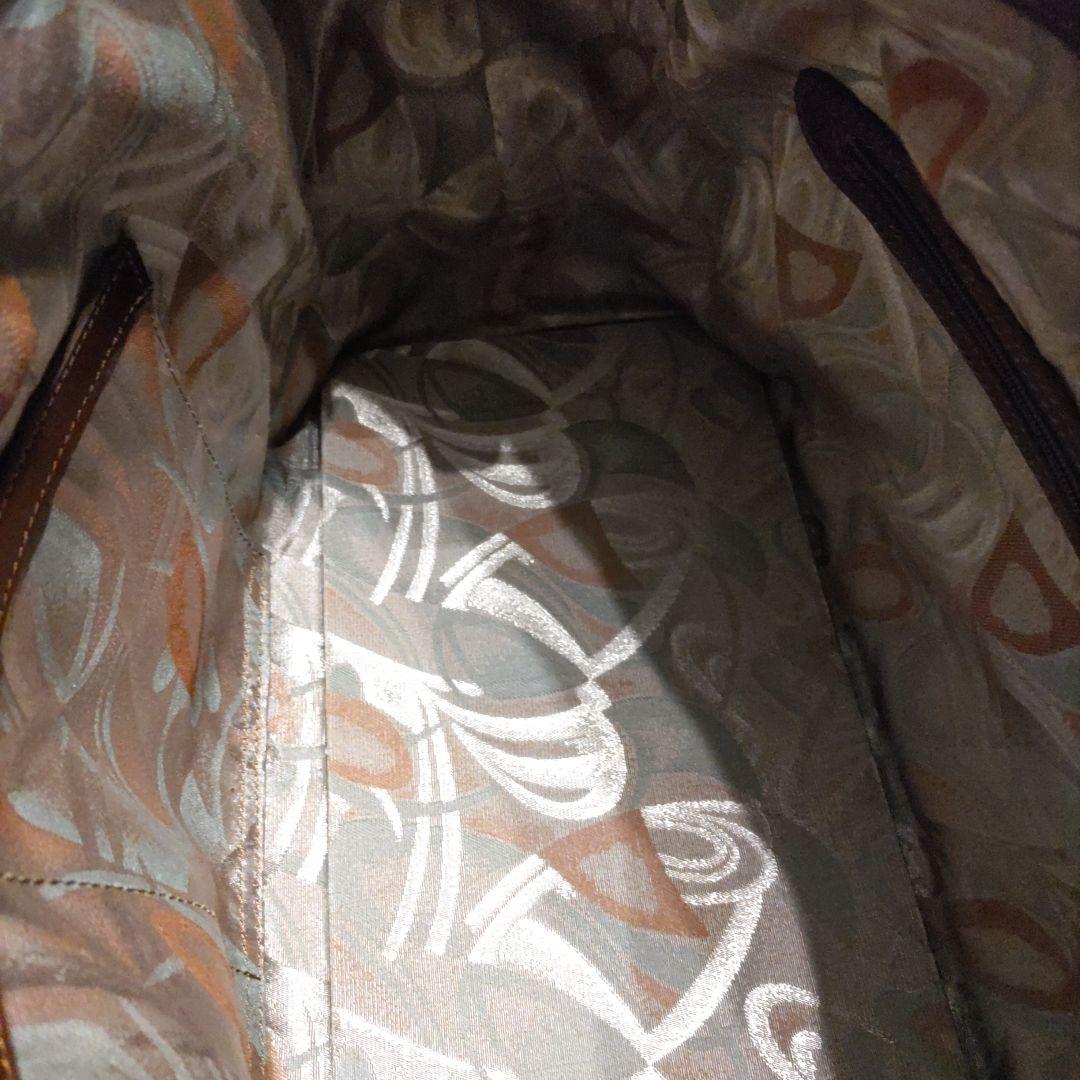 イビザ　IBIZA　メッシュ　レザー　バッグ　茶系　ボストン　トート