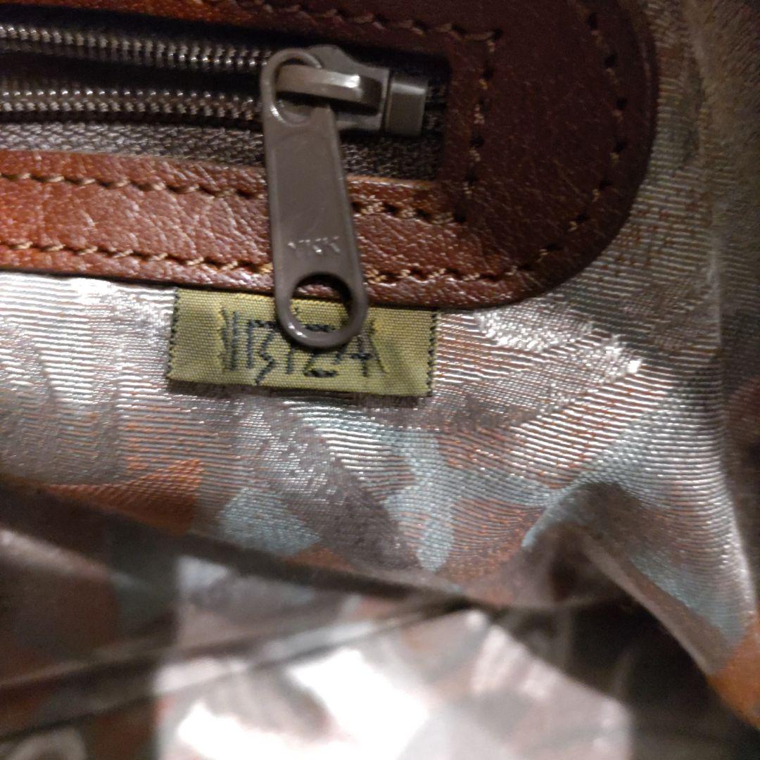 イビザ　IBIZA　メッシュ　レザー　バッグ　茶系　ボストン　トート